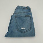 7 For All Mankind High Waist Cropped Straight Jeans w/ Button Fly Size 24 Photo 1
