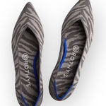 Rothy's VHTF: Retired Rothy’s ➤ The Point Flats ➤ Grey Zebra Stripe Print ➤ 8M ➤ Sustain Photo 0