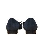 Patricia Green Womens Ballet Flats Shoes Navy Blue Slip On Bow Italy 10.5 EUR 41 Photo 6
