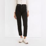 Madewell • Classic Straight Black Women's Jeans Lunar Wash Photo 3