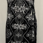 Adrianna Papell Elegant Black and White off-the -shoulder Beaded Dress 18W New Photo 0