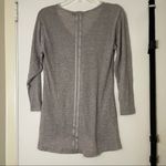 Alice + Olivia Base Tan V Neck Long Sleeve Shirt Photo 3