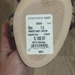 Tory Burch NEW   Lola Woven Slingback PATENT Sandal Size 7.5 NAVY Beige Jute Photo 11