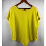 Oh My Gauze! Womens Yellow Top Size 3 100% Cotton Made In Mexico Photo 0