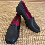 Cougar Rubber Loafers Women’s 8 Black Slip On Waterproof Shoes Handcrafted Pink Photo 0