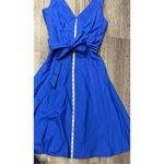 Madison Leigh  Vibrant Blue A Line Dress Belt 4 Photo 4