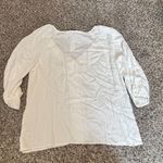 Sanctuary  White Button-Down‎ Blouse with Puff Sleeves Casual Cotton Top Size S Photo 4