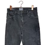 AGOLDE Sophie Crop High Rise Skinny Jeans Size 27 Washed Black Distressed Photo 3