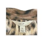 Joie new  𒀭 aso TV Tariana Long Sleeve Silk Leopard Print Top 𒀭 Light Taupe 𒀭 L Photo 7