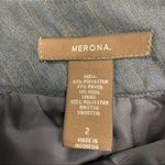Merona ,Women’s Gray Pinstripe Pencil Skirt,Size 2, Lightweight wool blend, lined Photo 7
