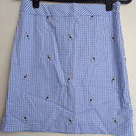 Talbots gingham tucan print skirt size 2 Photo 0