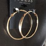 Guess New  Gold Hoops (thicker Center) Photo 0