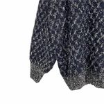 Raga NWOT Sweater Navy Silver Eyelash Size Small Party Holiday Bohemian Dressy Photo 4