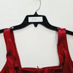 MORE TO COME Abigail Mini Dress in Wine Red XS Photo 11