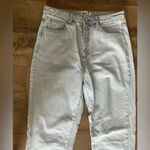 Princess Polly  Y2K Light Wash baggy Straight Leg Denim Jeans Size 8 Photo 1