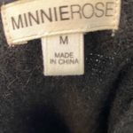 Minnie Rose  black cashmere sweater medium Photo 2