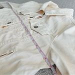 Free People WE THE FREE Rumors Denim Jacket Ecru Cream Size M Photo 10