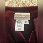 Coldwater Creek Vintage  Burgundy 2 Pc Track/Lounge Set Size Medium loungewear Photo 3