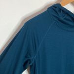 90 degrees deep teal cocoon cowl neck hooded longsleeve top size M Size M Photo 62