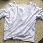 White Short Sleeve Cardigan Size L Photo 1