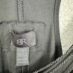 Banana Republic mongram tank top womens XL black racerback chains biker nwt Photo 1