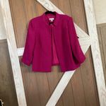 kim rogers  Elegant Fuchsia Women's Jacket.  Textured fabric. P2P 29”. SIZE 14P Photo 3