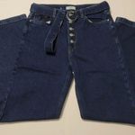 Forever 21 Womens Super Wide Leg Blue Jeans Photo 0