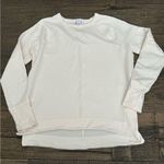 Athleta  White Long Sleeve Sweatshirt XS Photo 0