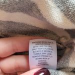 Caslon  Gray and Cream Striped Sweatshirt Blazer Photo 8