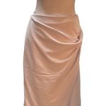 Kate Kasin NWT White Knee Length Knotted Side Wrap Skirt Size XL Photo 1