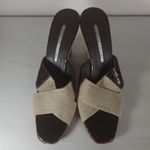 Donald J Pliner Women's Shoes Sandals Wedges Mala Cork Size 8.5 Brown Photo 7