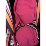 Apt 9 Dress Hot Pink Black Women's Sz L Large‎ Floral Stretch Padded Knee Length Photo 4