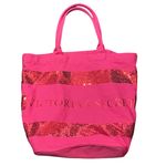 Victoria's Secret Super-Sparkly Pink Holiday Tote Limited Edition Sequins Photo 1