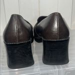 SO  Brown Loafers Chunky Heel with Chain Detail, Y2K, Size 10 Photo 3