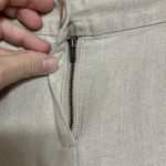 Eileen Fisher 100% Organic Linen Cream Wide Leg Trouser Pants Size L Lagenlook Photo 6