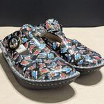 Alegria  By PG Lite Patent Leather Butterfly Clogs Slip On Shoes Womens 9 Mules Photo 0