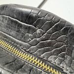 Forever 21 Black Faux Alligator Skin Crossbody Purse Photo 13