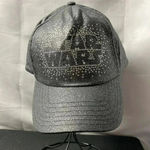 Disney PARKS ADULT SIZE STAR WARS BASEBALL CAP. BLACK SILVER GLITTER RHINESTONES Photo 1