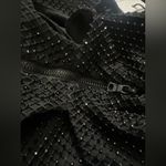 Alice + Olivia Havana embellished mesh cutout maxi dress in black Sz 0 $795 Photo 4