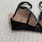 Third Love Black & Nude 32C 1/2 Lace Contour Plunge Bra Missing Pads Size undefined Photo 4