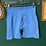 TLF SCULPT SEAMLESS SCRUNCH BUTT SHORTS SZ SMALL Blue Photo 0