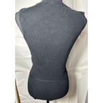 BCBG MAXAZRIA Black V Neck Sweater Vest Top Sleeveless Size S Photo 5