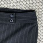 Style & Co  Petite Striped‎ Flat Front Straight Leg Trouser Pants Black 10P Photo 3