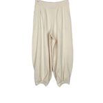 Free People  Beach Freya Knit Pants Balloon Tapered Wide Leg Pant Linen Blend XS Photo 5