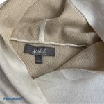 Marled Cream Gold Star Jeweled Hooded Sweater Women’s Large Photo 5