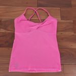 Bia Brazil Activewear Pink Twisted Front Tank Top Athletic Workout Top Size M Photo 1