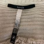 Kensie  Cream Waterfall Long Sleeve Knit Drapey Open Cardigan Sweater Top Size S Photo 2