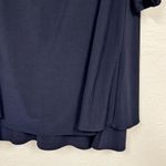 XScape X by  Blue Beaded Collar Formal Mini Dress Women 16 Babydoll Cold Shoulder Photo 2