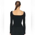 Self Portrait Knit Diamante Top S Black Photo 4