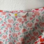 Boden USA Boden Womens Ditzy Floral Print V Neck Linen Long Sleeve Dress 14L Photo 3